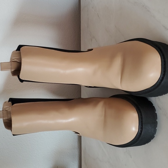 MIA Women’s Lenia Chelsea Platform Boots RUN BIG fit like a 9/9.5 - Picture 4 of 11